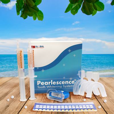 Pearlescence Teeth Whitening System Photo-Initiated Gel Kit 44% Mint